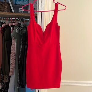 Express Red Dress Sz 4 EUC